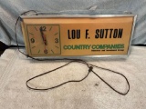 Country Companies, Lou F. Sutton wall clock