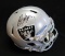 Bo Jackson signed full sized LA Raiders football helmet