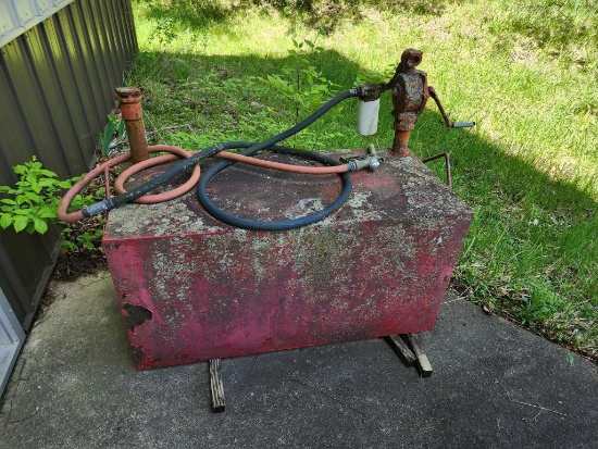 100 Gallon Transfer Fuel Tank with Hand Pump