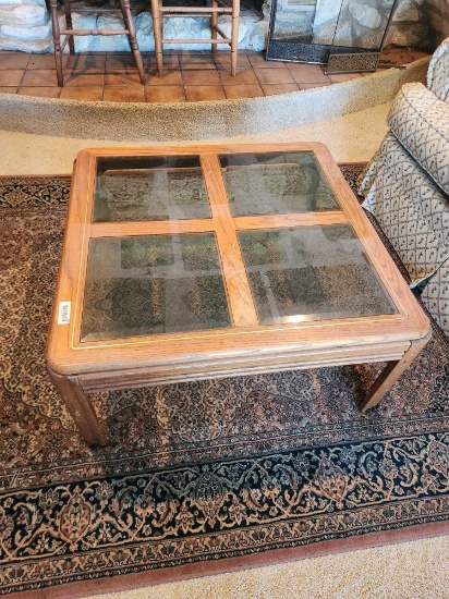 Modern Glasstop Coffee Table