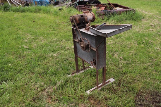 Antique Corn Sheller with Elec. Motor