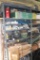 Metal Shelf & Contents to include