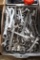Large Quantity of miscellaneous open end wrenches