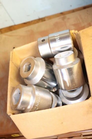 Large Quantity of 1" and 3/4" Sockets