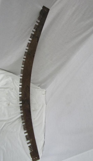 VINTAGE LARGE 2 MAN CROSS SAW 6 FOOT LONG