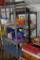 (2) Metal Shelves, Hardware, & Kitchen Cabinet