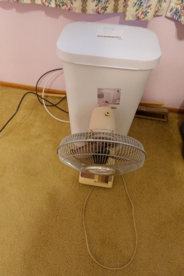 Trash Can & a Fan