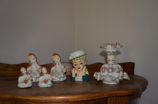 Little Red Riding Hood Head Vase, Etc.