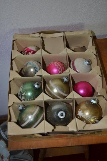 Vintage Shiny Bright Christmas Ornaments