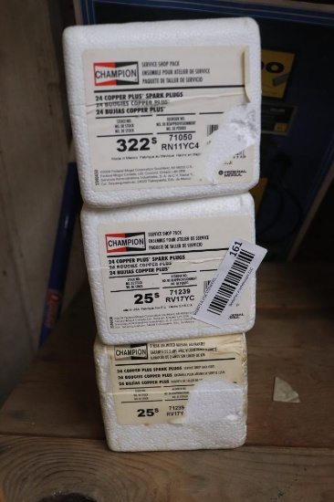 3 BOXES OF 24 CHAMPION SPARK PLUGS