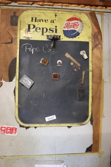 Vintage Pepsi Menu Board