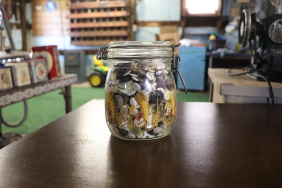JAR OF MISC. BUTTONS