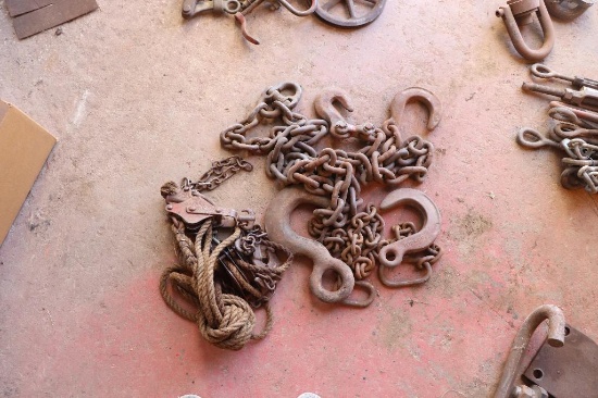 Hooks, chains, etc.