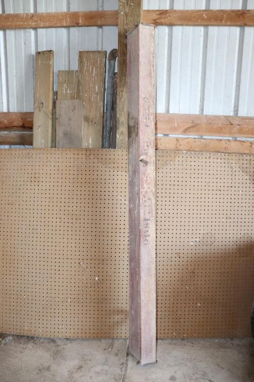 ANTIQUE CEDAR BOX FOR GRAIN DRILL