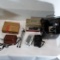 Antique Cameras: Canon Canonet in Box with Leather Case Books Moisture Absorber, Kodak Automatic