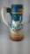 Large Porcelain Beer Stein, hand painted