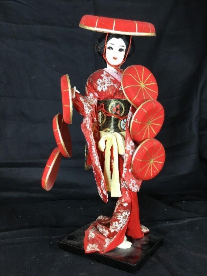 Nishi Doll, scene fom DohJohji, famous Japanese drama, female, red hat & accessories