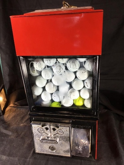 Victor 77 Golf Ball vending machine, full of new balls, with key | Art,  Antiques & Collectibles Collectibles | Online Auctions | Proxibid