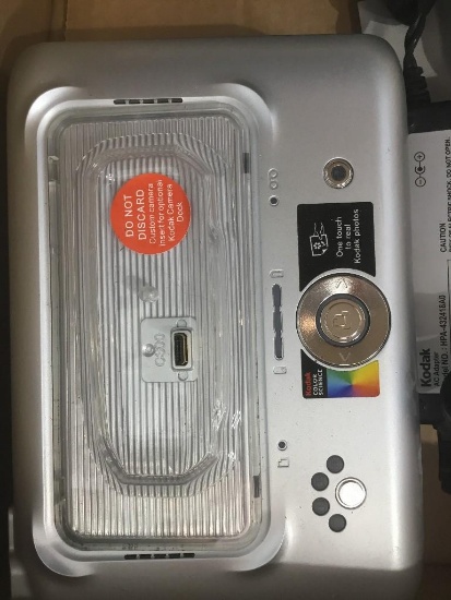 Kodak Easy Share Box of Misc. camera printer. Entire contents of box