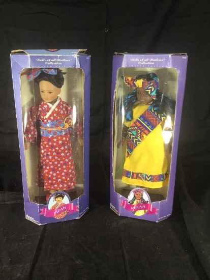 Dolls of all nations collection. Kenya & Japan