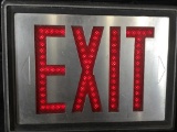 Exit sign,electric, lights up