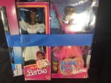 Lot of 4 Barbies. Tropical Splash. Angel princess. Bubble Fairy. My first barbie.