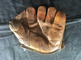 Baseball Glove Vintage kids glove Oil treated hutch Gene John