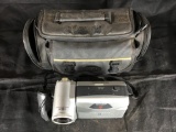 viewcam Sharp LCD 16x vl-a110 zoom comes with power cord, battery and carry case.
