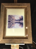 Reflection print by Bev Doolittle Wildreness Solid Wood Frame