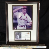Mark McGwire 62 home runs memorabilia photo and postcard