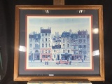 Oldtime City Cobble Street Print Michael Delacroix Paris