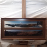 Large Scenic Double Print Wood Frame
