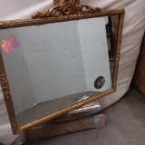Large Mirror Gold Frame