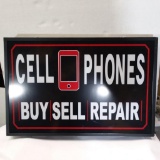 Cell Phones Buy Sell Repair Store Sign