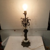 Vintage Lamp Young Boy Powers on