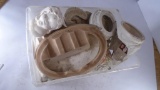 Entire contents of box of porcelain statues and molds 1993 Tamp Bay Molds