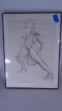 Framed Line Drawing by Cooling 1997