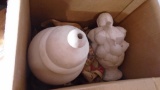 Box of Various Unfired Unfinished Chess Clay pieces