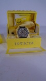Invicta Watch #0322 In Box with Book and Cleaning Cloth