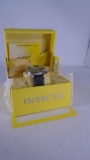 Invicta Watch #3474 in Box with Book and Cleaning Cloth Broken Second Hand