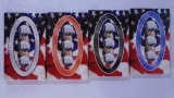 4 Coin Sets State Quarters 1999 Mint in Case with Certs