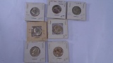 7 Quarter Coins1950-1964
