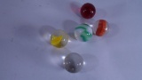 5 Large Collector Marbles