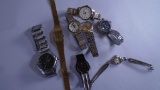 Assorted Watches Seiko Guess Elgin Not Ticking