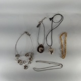 Various Necklaces Additions Chicos Maybe Silver x5