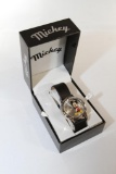 Disney Micky Mouse Watch In Box Ticking