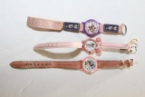 3 Disney Watches Minnie Mouse All Ticking