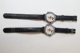 2 Disney Micky Mouse Watches Both Ticking