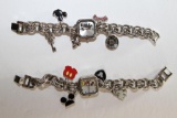 2 Disney Watches Mickey Mouse Both Ticking