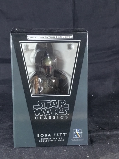 Boba Fett Bronze Plated Mini Bust